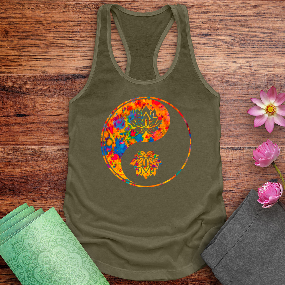 Yin Yang Burst Tank Top