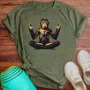 Meditating Monkey Tee