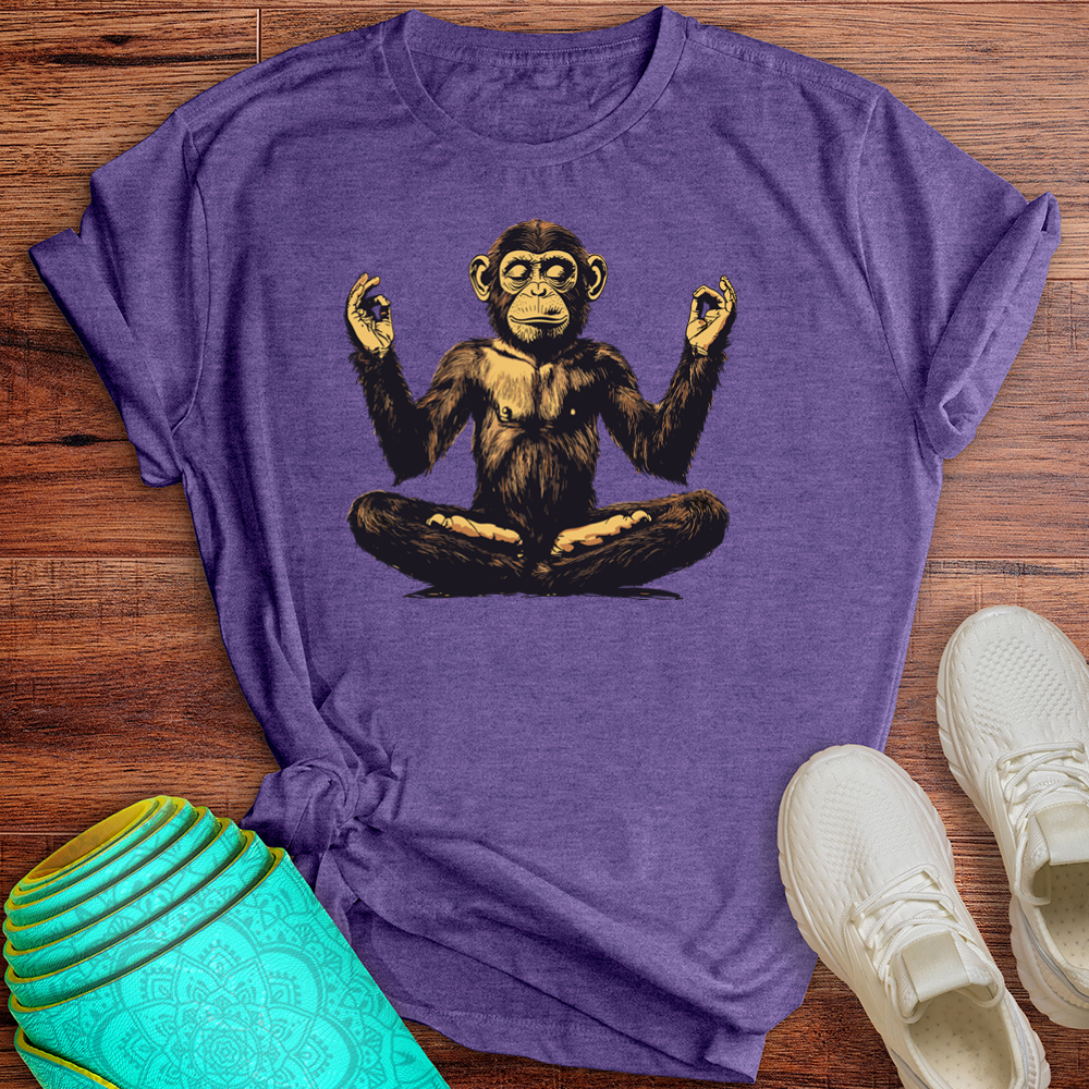 Meditating Monkey Tee