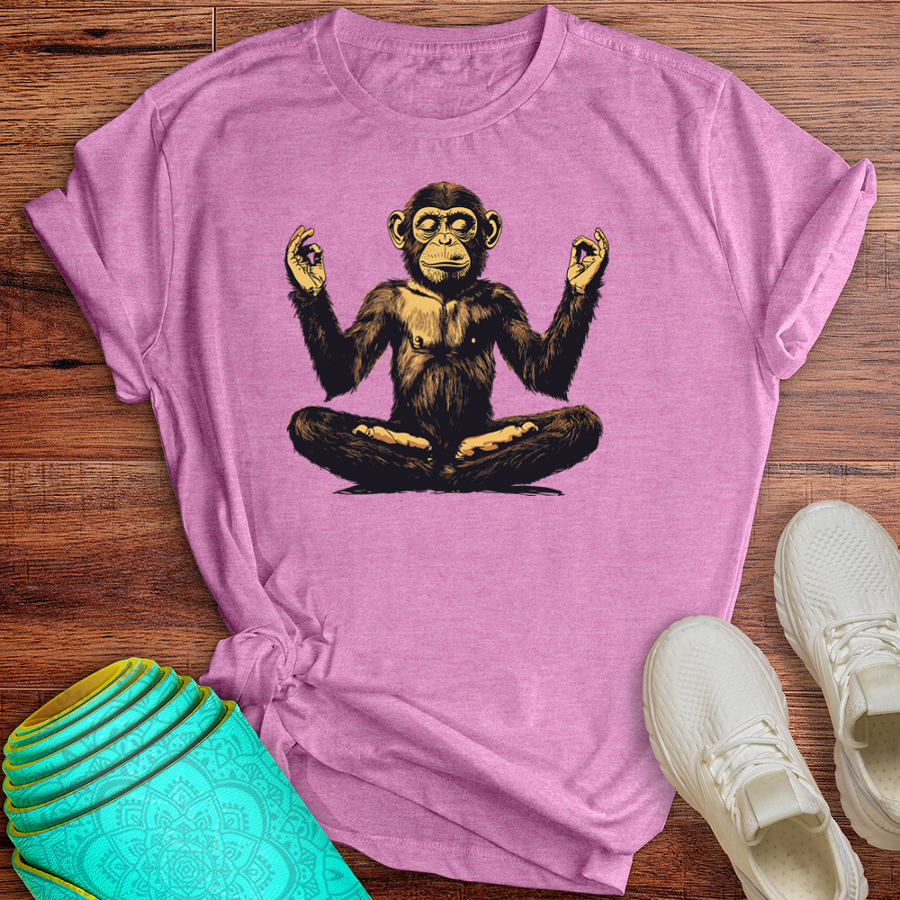 Meditating Monkey Tee
