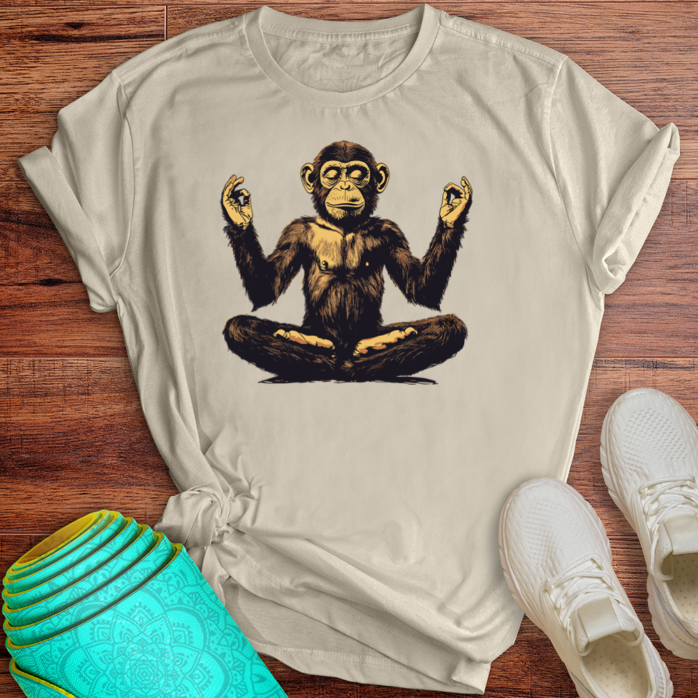 Meditating Monkey Tee