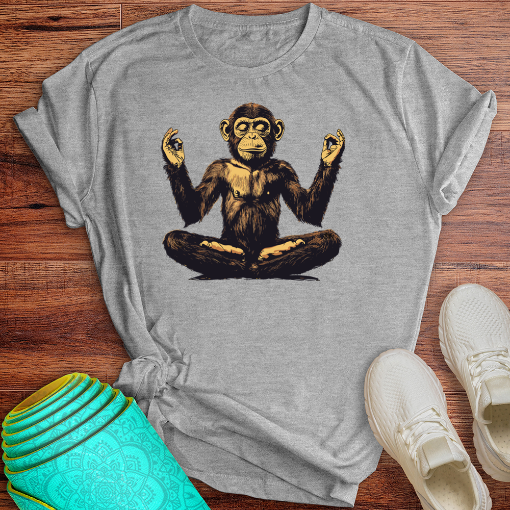 Meditating Monkey Tee