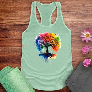 Watercolor Tree Tank Top