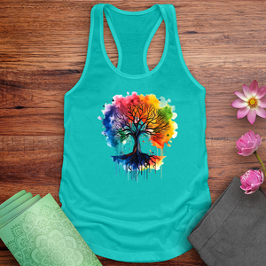 Watercolor Tree Tank Top