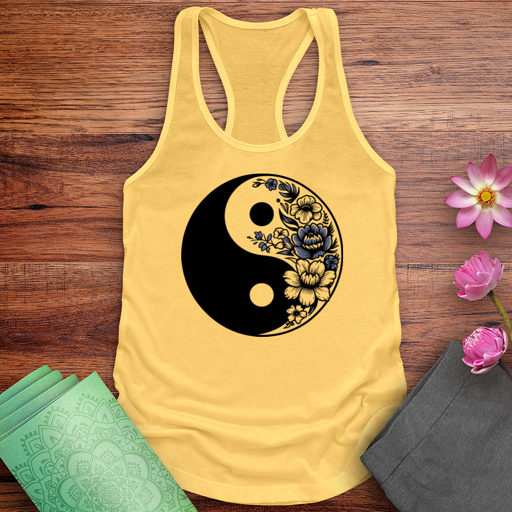 Yin Yang Flower Tank Top