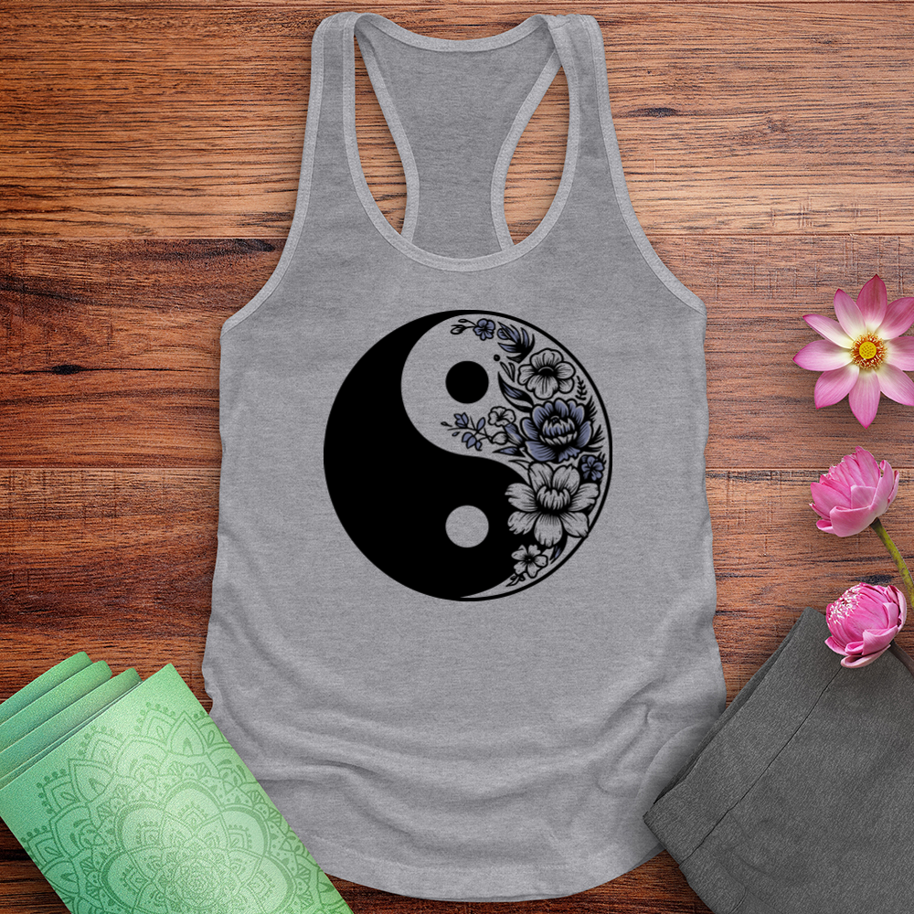 Yin Yang Flower Tank Top