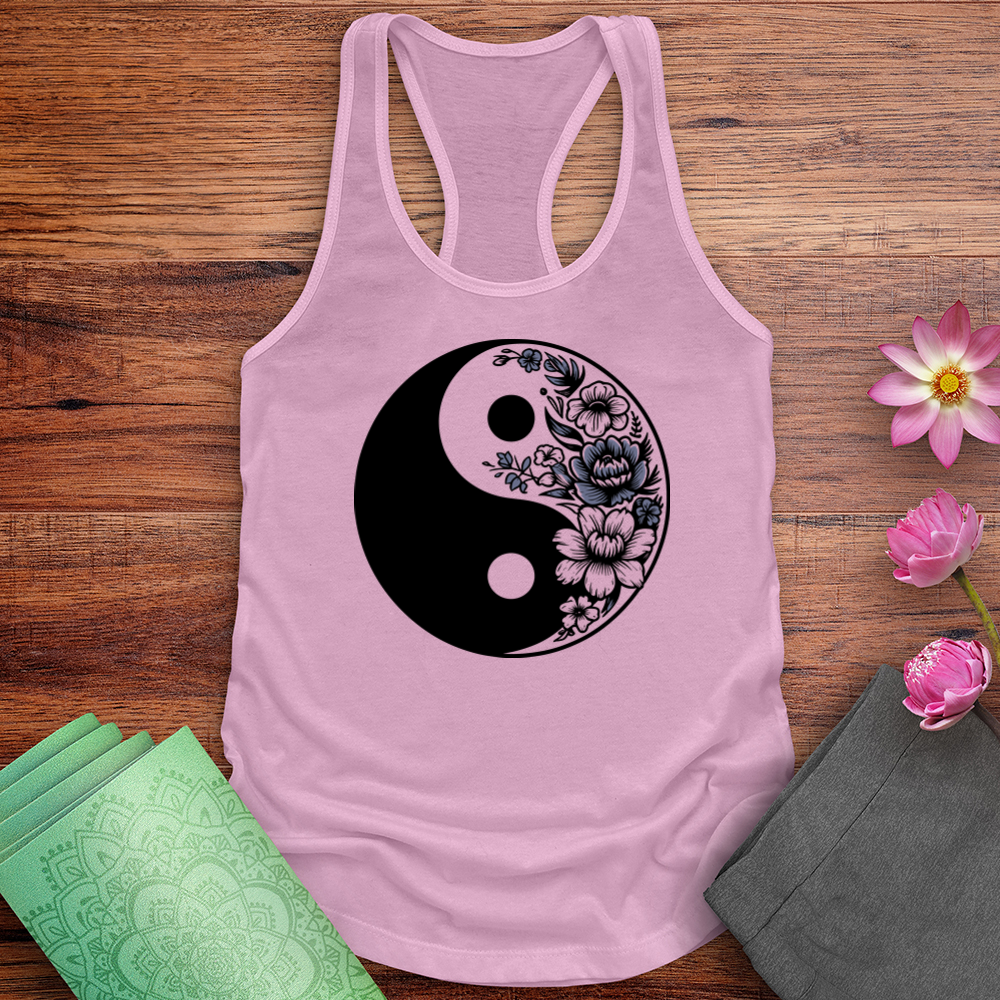 Yin Yang Flower Tank Top