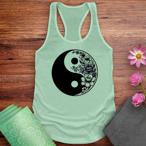 Yin Yang Flower Tank Top