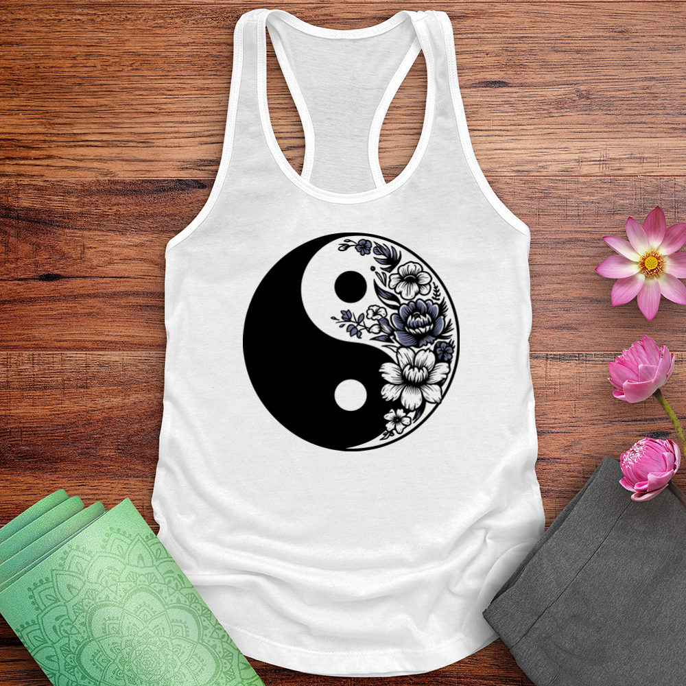 Yin Yang Flower Tank Top