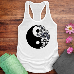 Yin Yang Flower Tank Top