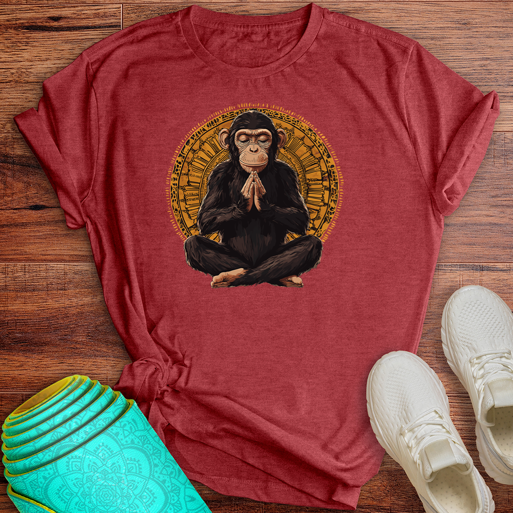 Namaste Chimp Tee
