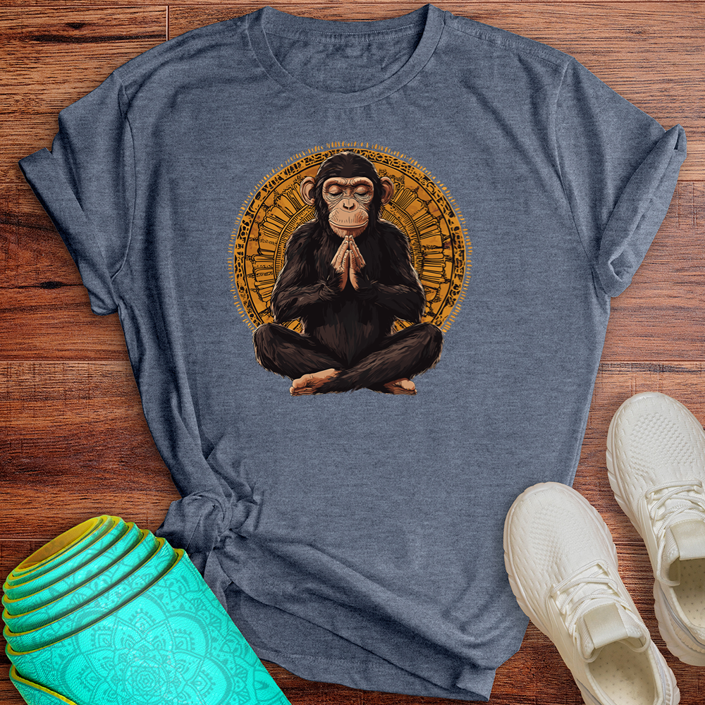 Namaste Chimp Tee