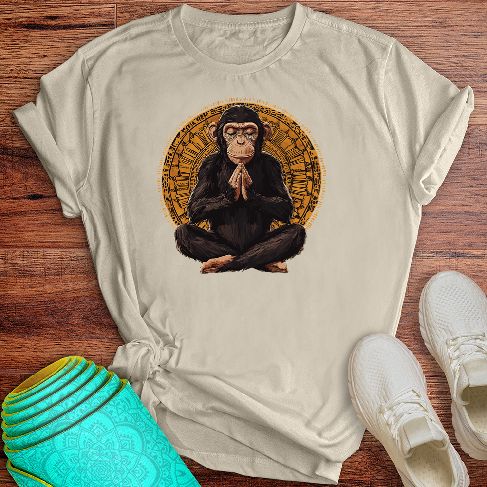 Namaste Chimp Tee