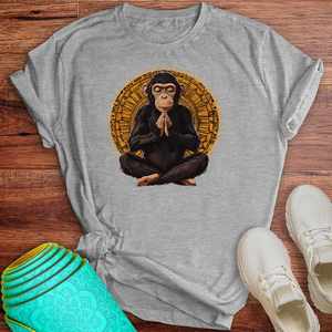 Namaste Chimp Tee