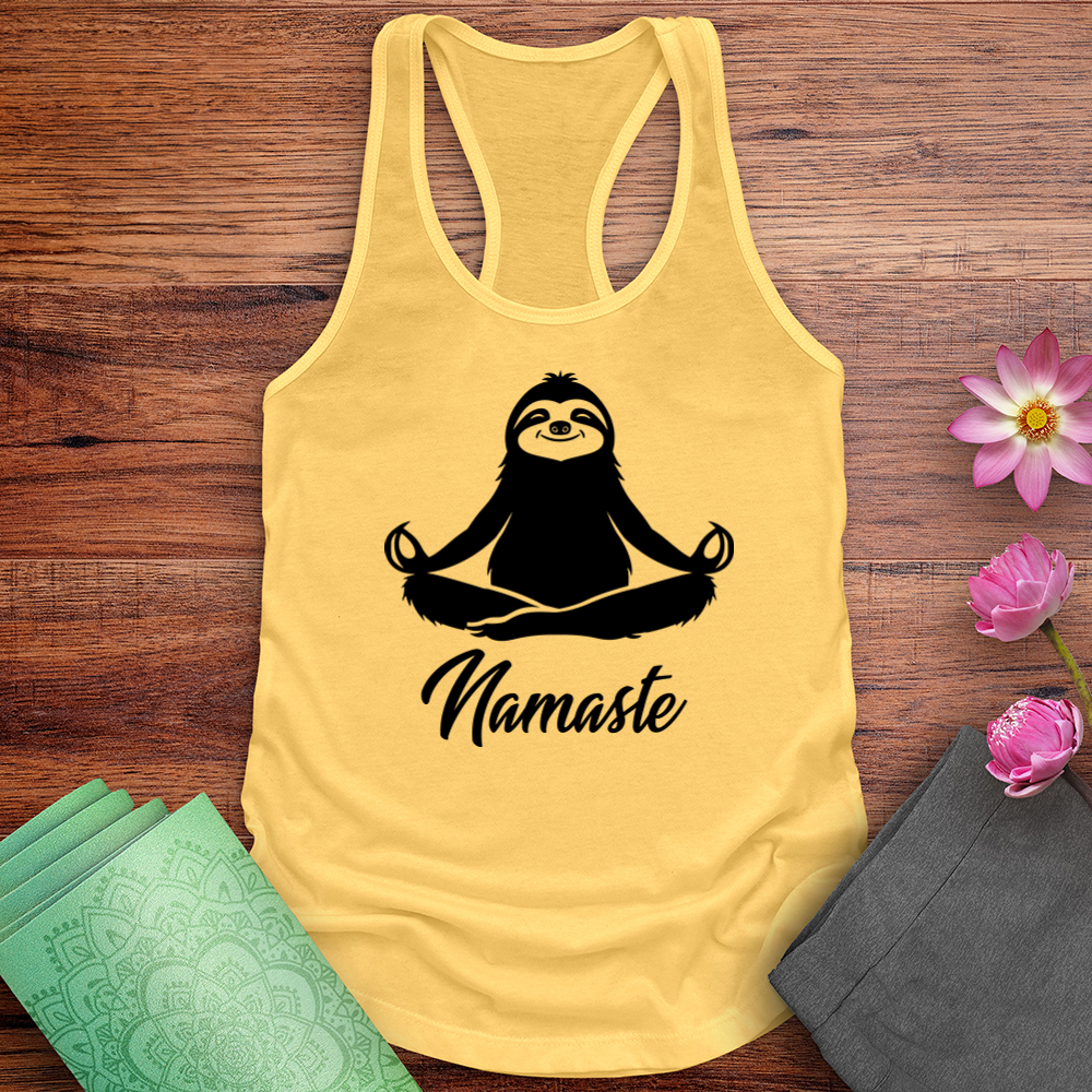 Namaste Sloth Tank Top