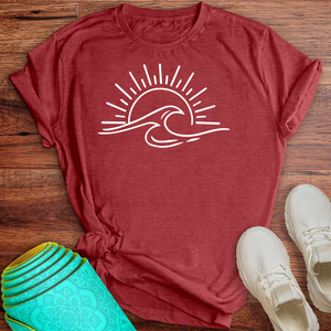 Sunset Wave Tee