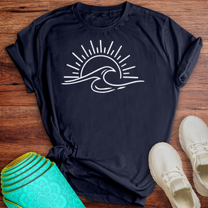 Sunset Wave Tee