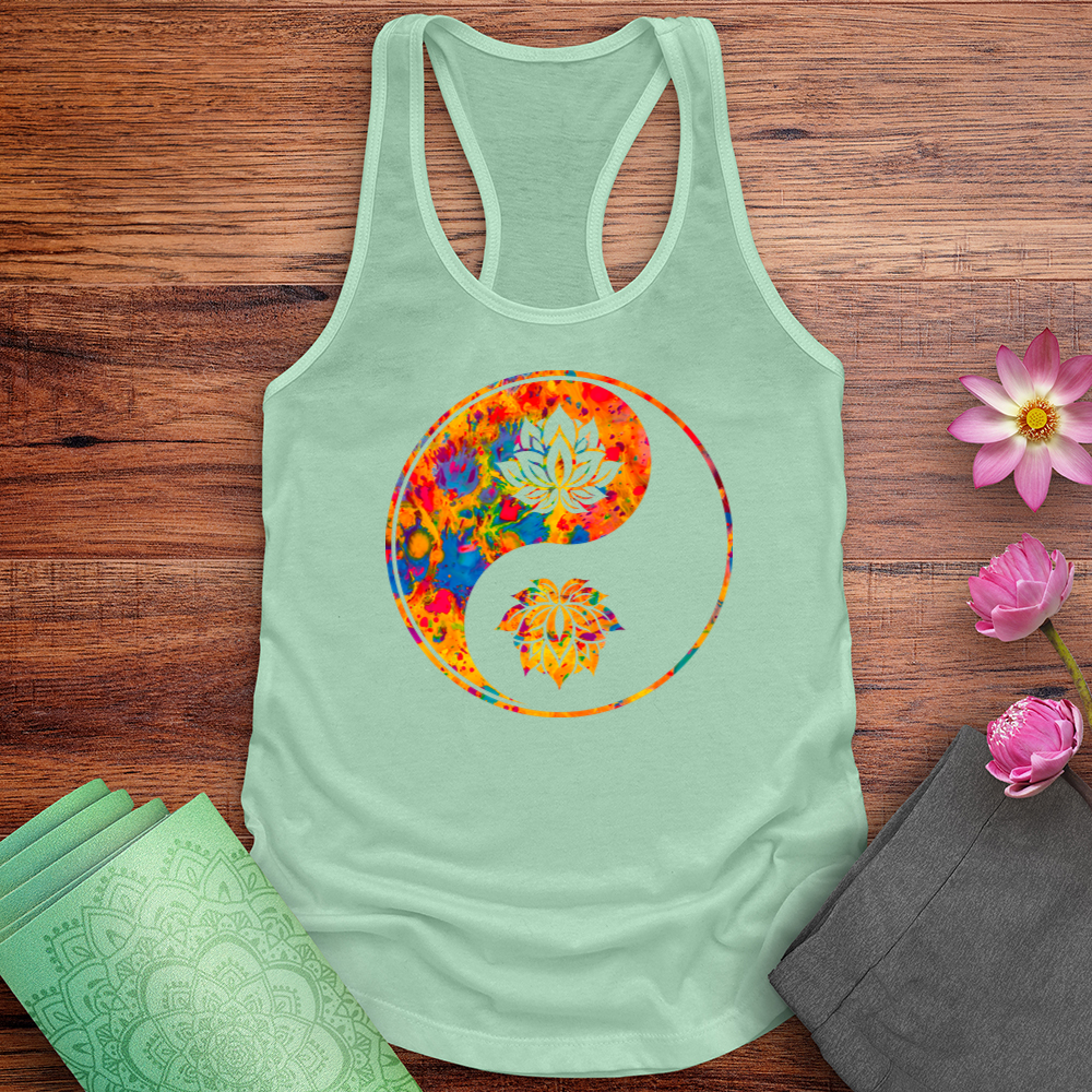 Yin Yang Burst Tank Top