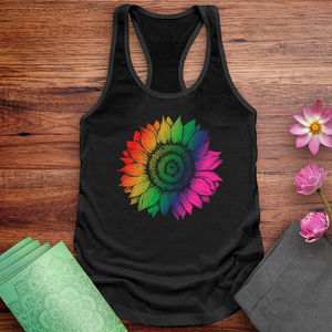 Rainbow Sunflower Tank Top