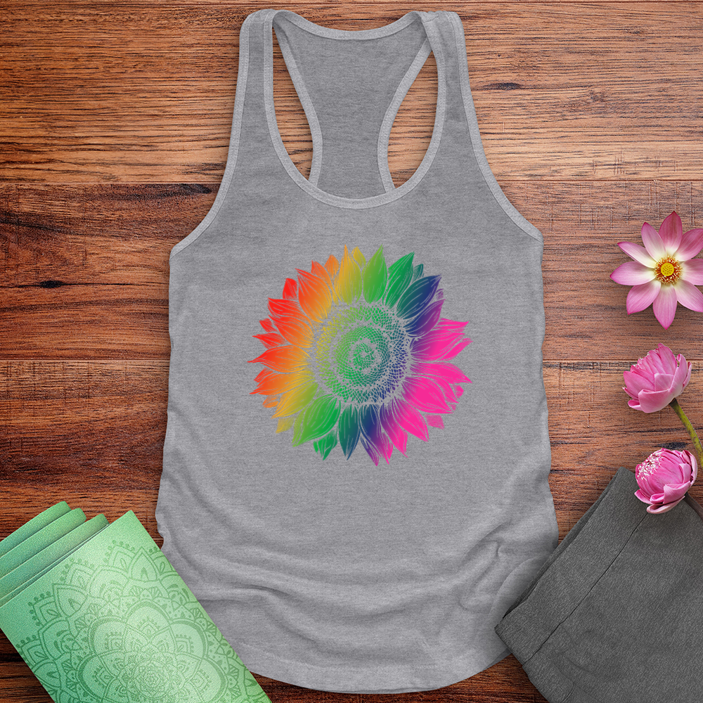 Rainbow Sunflower Tank Top