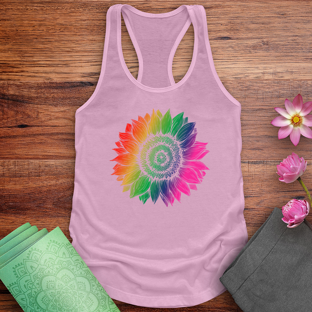 Rainbow Sunflower Tank Top