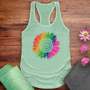 Rainbow Sunflower Tank Top