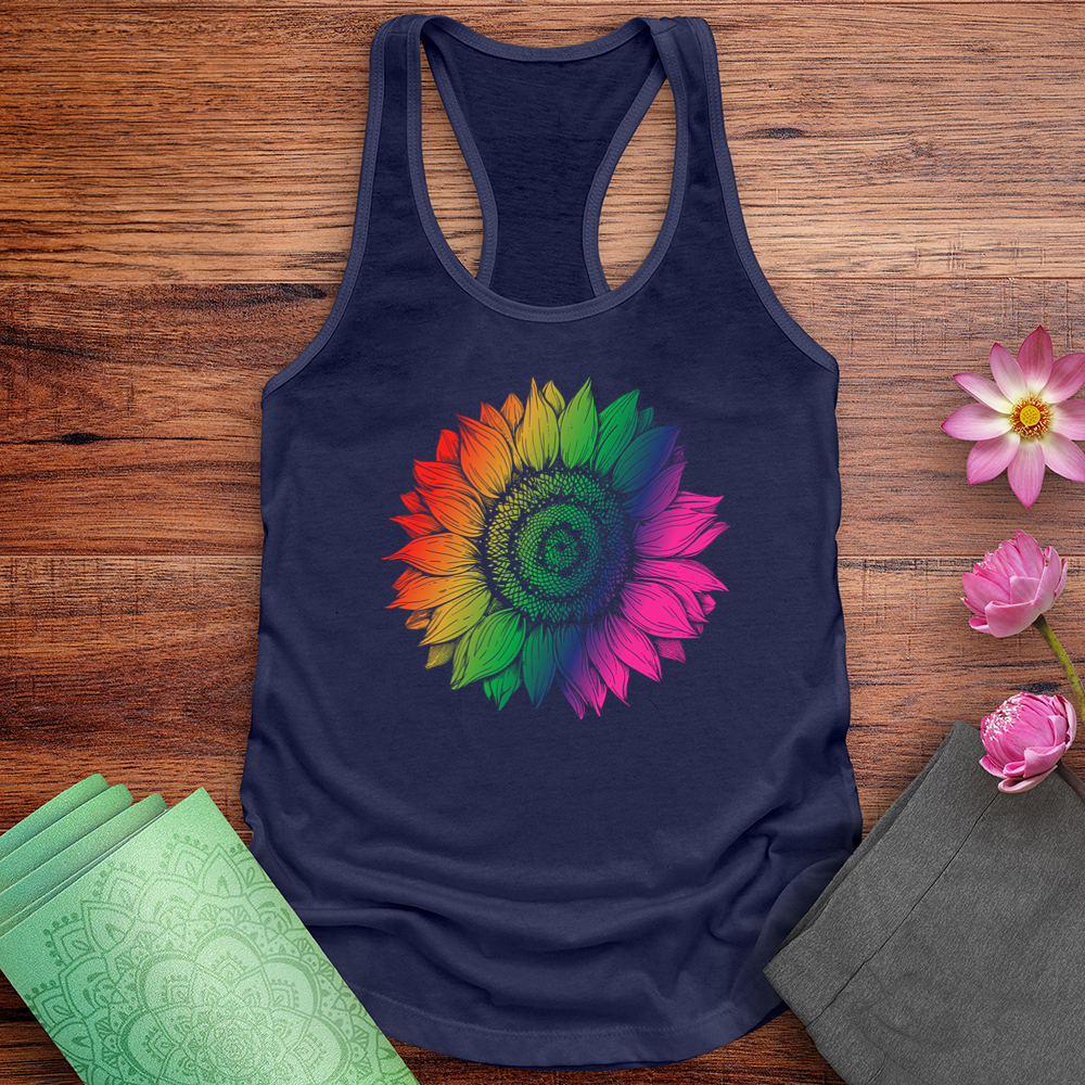 Rainbow Sunflower Tank Top