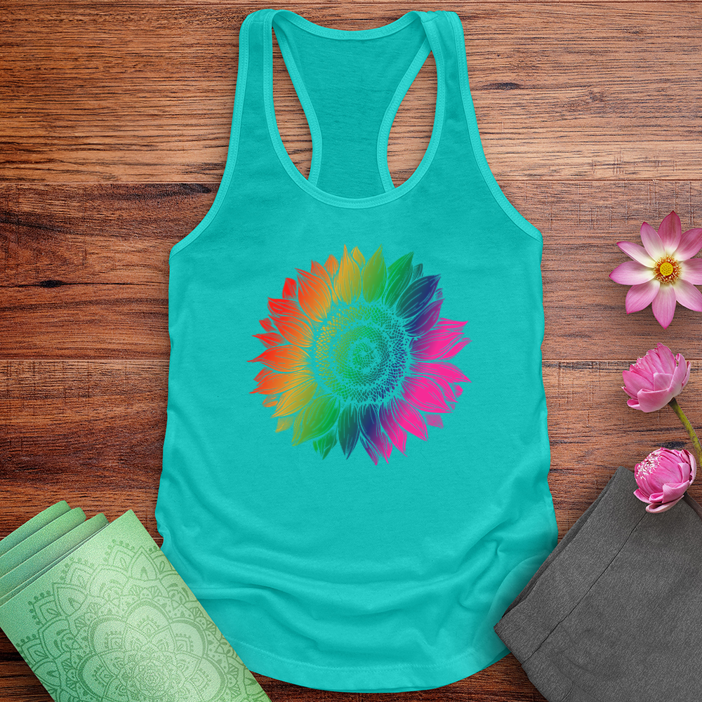 Rainbow Sunflower Tank Top
