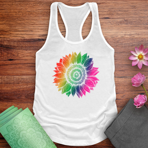 Rainbow Sunflower Tank Top