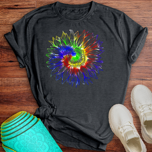 Tie Dye Sunflower Tee