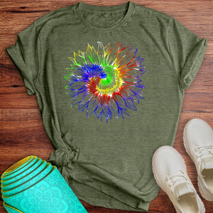 Tie Dye Sunflower Tee