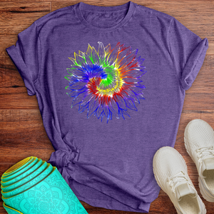 Tie Dye Sunflower Tee