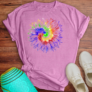 Tie Dye Sunflower Tee