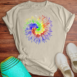 Tie Dye Sunflower Tee