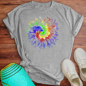 Tie Dye Sunflower Tee