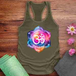 Om Flower Tank Top