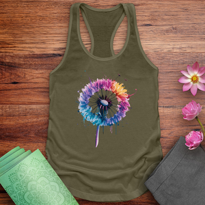 Watercolor Dandelion Tank Top
