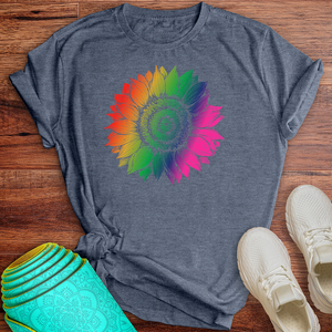 Rainbow Sunflower Tee