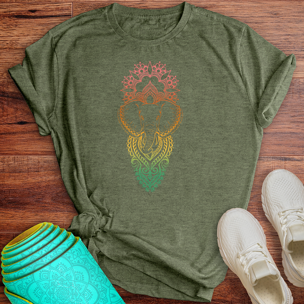 Elephant Mandala Tee