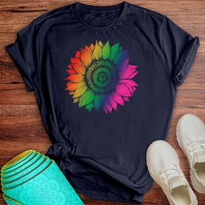 Rainbow Sunflower Tee