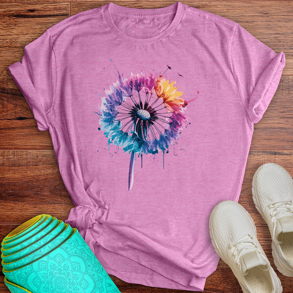 Watercolor Dandelion Tee