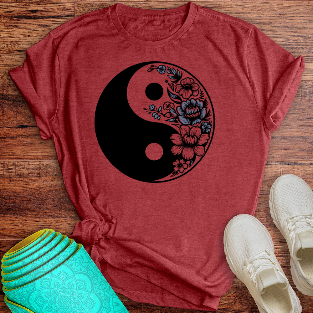 Yin Yang Flower Tee