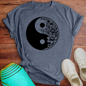 Yin Yang Flower Tee
