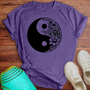 Yin Yang Flower Tee