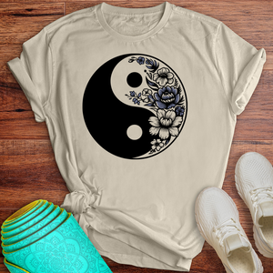 Yin Yang Flower Tee