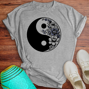 Yin Yang Flower Tee