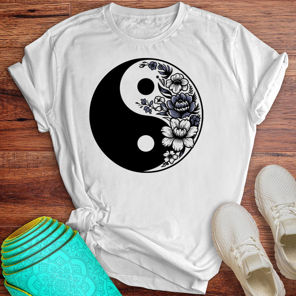 Yin Yang Flower Tee