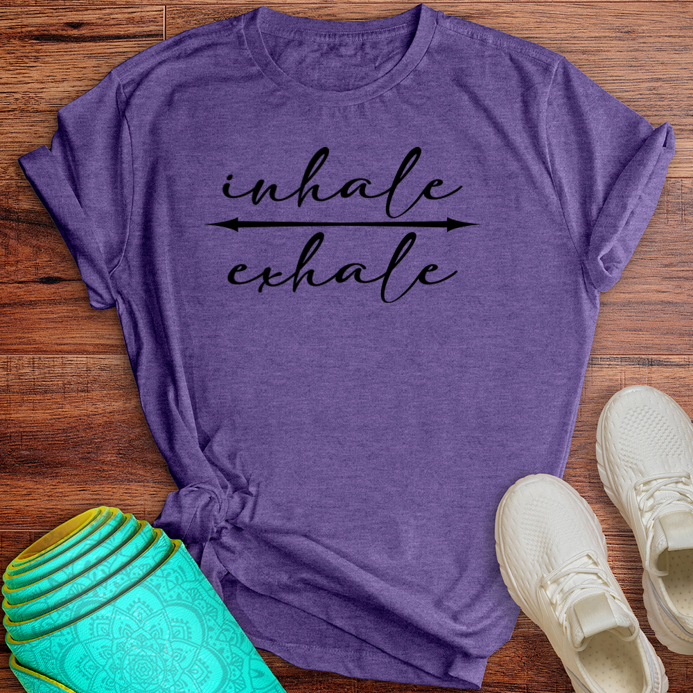 Inhale Exhale Arrow Tee