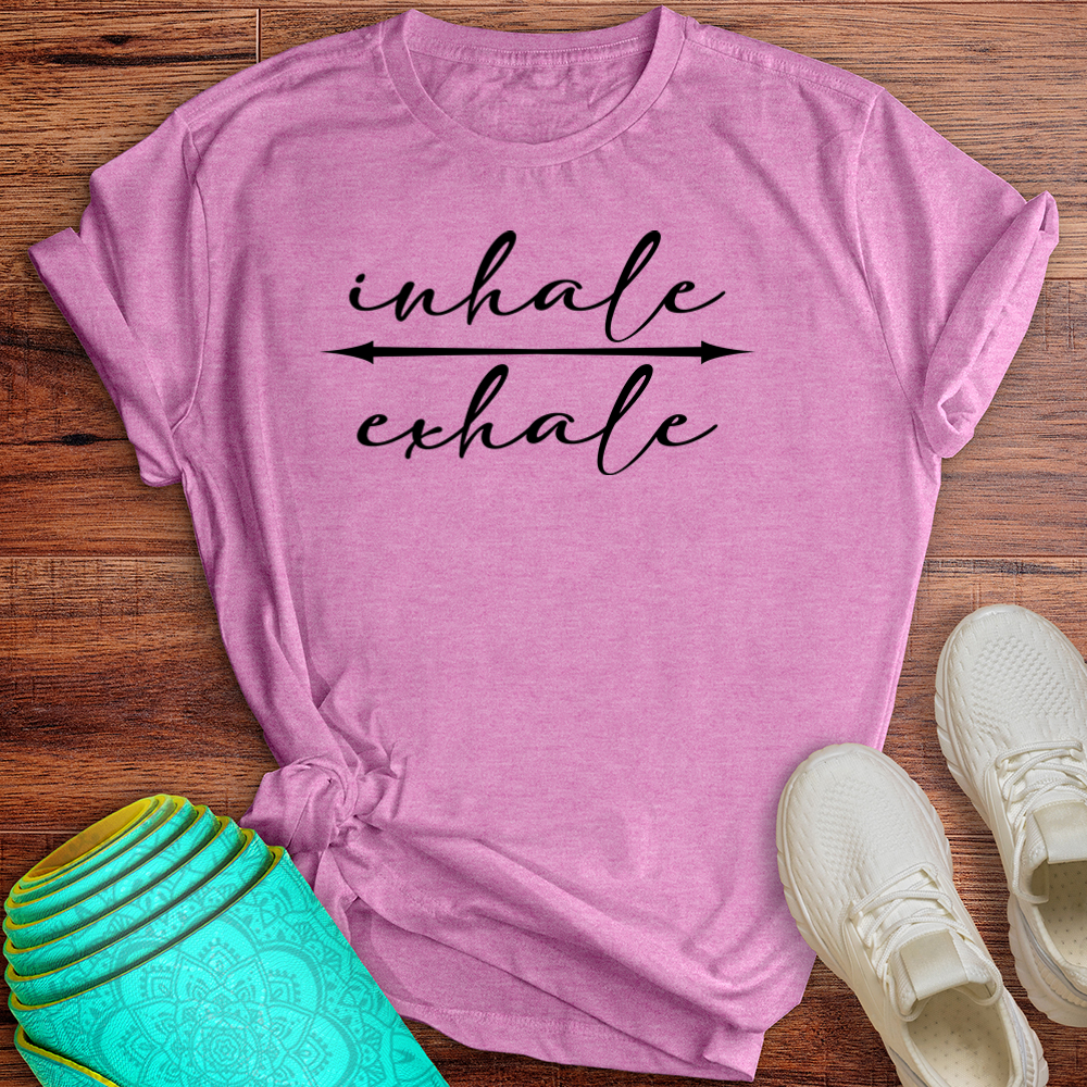 Inhale Exhale Arrow Tee