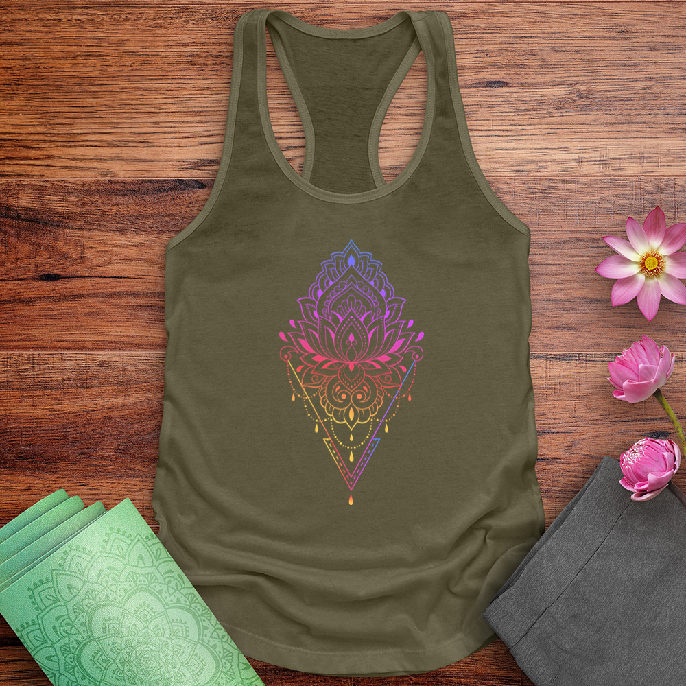 Floral Lotus Tank Top